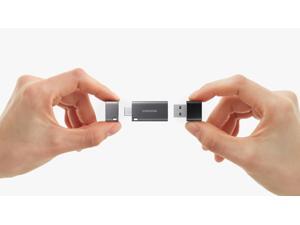 Samsung USB 3.1 USB-C Type C and Type A DUO Plus OTG 32GB Up to 300MB/s Flash Drive Water Resistant Samsung USB 3.1 USB-C Type C and Type A DUO Plus OTG 32GB Up to 300MB/s Flash Drive Water Resistant