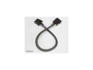 Akasa 4pin Molex ATX 12V PSU male to female Cable Extension - 30 cm Akasa 4pin Molex ATX 12V PSU male to female Cable Extension - 30 cm
