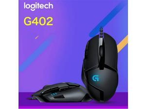 Logitech USB Wired G402 Optical 4000 dpi Hyperion Fury FPS Gaming Mouse with High Speed Fusion Engine 8 Buttons 1 x Wheel gaming mice Logitech USB Wired G402 Optical 4000 dpi Hyperion Fury FPS Gaming Mouse with High Speed Fusion Engine 8 Buttons 1 x Wheel gaming mice