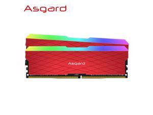Asgard W2 Series RGB 8GBx2 16G 3200MHz DDR4 DIMM XMP Desktop Memory Module Support Motherboard 288pin RAM DDR4 Desktop Memory For Computer Dual Channel