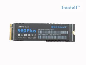 Intaiell 980Plus Nvme M.2 PCIE Protocol SSD Gen3 x 4 3D Nand Intel 128G 256G With Heat Spreader Solid State Drive For Gaming Desktop Notebook SSD (128G)