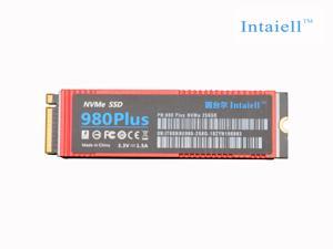 Intaiell 980Plus Nvme M.2 PCIE Protocol SSD Gen3 x 4 3D Nand Intel 128G 256G With Heat Spreader Solid State Drive For Gaming Desktop Notebook SSD (256G)