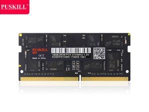 PUSKILL DDR4 2133MHz SODIMM RAM PC4-17000 16G 1.2V CL15 260 Pin Support ECC Unbuffered Laptop Memory Notebook RAM Module for Mac Intel and AMD System PUSKILL DDR4 2133MHz SODIMM RAM PC4-17000 16G 1.2V CL15 260 Pin Support ECC Unbuffered Laptop Memory Notebook RAM Module for Mac Intel and AMD System