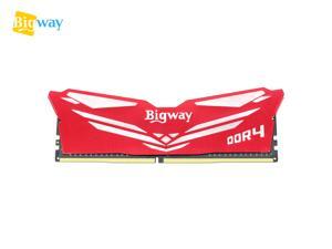 Bigway 16GB 3200MHz DDR4 CL19 1.2V DIMM Desktop Memory Single Stick with Heatsink for Intel AMD System Desktop Computer Bigway 16GB 3200MHz DDR4 CL19 1.2V DIMM Desktop Memory Single Stick with Heatsink for Intel AMD System Desktop Computer