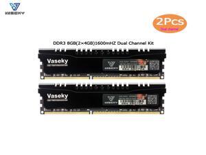 Vaseky Knight Game Memory Ram DDR3 8GB(2*4GB)Kit Support Dual Channel 1600MHz Chips Unbuffered DIMM DDR3 PC3 12800 for Intel AMD System Desktop Memory Model with Cooling Vest Vaseky Knight Game Memory Ram DDR3 8GB(2*4GB)Kit Support Dual Channel 1600MHz Chips Unbuffered DIMM DDR3 PC3 12800 for Intel AMD System Desktop Memory Model with Cooling Vest