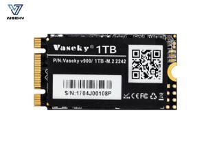 Vaseky M.2 SSD 2242 NGFF SATA SSD 1TB 512GB 265GB 128GB 64GB SSD B key+M key Internal Solid State Drive Silent (SSD) MLC Storage Grain for Desktop Laptop Ultrabook All in One PC (2242 1TB)