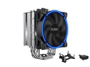 CPU Cooler Slient CPU PWM Fan 120mm, 6 Heat Pipes for Intel Core i7 / i5 / i3,Direct Contact Heat Pipes of AMD Series AM3 AM4 FM1 FM2