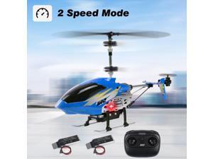 U12 Mini RC Helicopter Remote Control Helicopter with 2 Batteries Blue