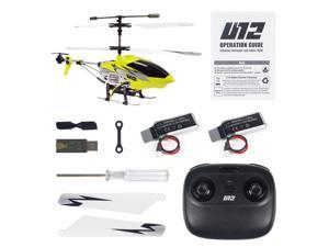 U12 Mini RC Helicopter 2.4GHz Remote Control Helicopter Toy Gifts + 2 Batteries