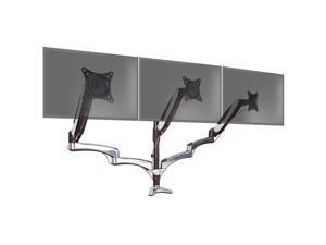 Duronic DM653 Gas Powered Triple LCD LED Desk Mount Arm Monitor Stand Bracket with Tilt and Swivel (Tilt -90°/+85°|Swivel 180°|Rotate 360°) Duronic DM653 Gas Powered Triple LCD LED Desk Mount Arm Monitor Stand Bracket with Tilt and Swivel (Tilt -90°/+85°|Swivel 180°|Rotate 360°)