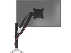 Duronic DM651X1 Desk Mount | Single Monitor Stand for 15”-27” LCD/LED PC/TV Screen and Laptop | One Arm | Adjustable Support | VESA 75/100 Bracket (Tilt: -90°/+85° | Swivel: 180° | Rotate: 360°)