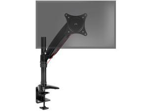 Duronic DM551X1 Spring Single LCD LED Sprung Desk Mount Arm Monitor Stand Bracket with Tilt and Swivel (Tilt -90°/+85°Swivel 180°|Rotate 360°)