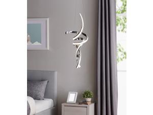 Chrome LED Hamburg Chandelier- Max Hanging Length 10 Feet- 4000K Light- Dimmable Chrome LED Hamburg Chandelier- Max Hanging Length 10 Feet- 4000K Light- Dimmable