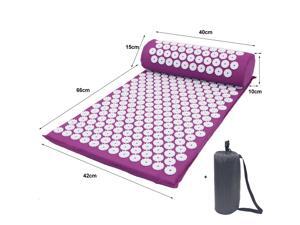 Massager Cushion Massage Yoga Mat Acupressure Mat Relieve Stress Back Body Pain Spike Acupuncture Mat with Pillow Massager Cushion Massage Yoga Mat Acupressure Mat Relieve Stress Back Body Pain Spike Acupuncture Mat with Pillow
