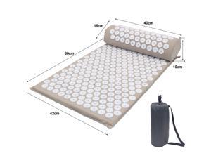Massager Cushion Massage Yoga Mat Acupressure Mat Relieve Stress Back Body Pain Spike Acupuncture Mat with Pillow Massager Cushion Massage Yoga Mat Acupressure Mat Relieve Stress Back Body Pain Spike Acupuncture Mat with Pillow