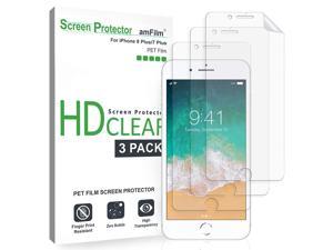 amFilm iPhone 8 Plus, 7 Plus Screen Protector, iPhone 8 Plus, 7 Plus Screen Protector HD Clear for iPhone 8 Plus, 7 Plus 5.5 inch 2015 2016 (3-Pack)