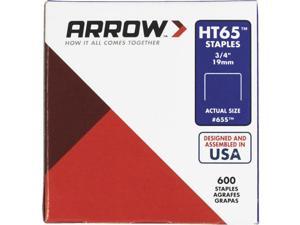 4 Pk Arrow HT65 High-Performance Hammer Tacker Staple, 3/4 In Length (600-Pack) 4 Pk Arrow HT65 High-Performance Hammer Tacker Staple, 3/4 In Length (600-Pack)