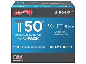 5 Pk Arrow T50 High-Quality Pro-Pack Heavy-Duty Staple, 5/16" L. (5000-Pack) 5 Pk Arrow T50 High-Quality Pro-Pack Heavy-Duty Staple, 5/16" L. (5000-Pack)