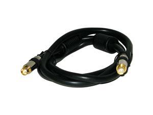 6 Ft High Performance Mini Din 4-pin S-Video SVideo Cable