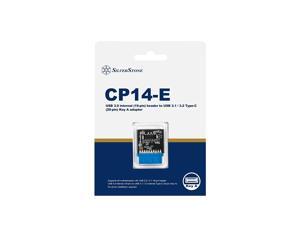 Silverstone CP14-E USB 3.0 Internal 19 Pin Header to USB 3.1/3.2 Type-C (20 Pin) Key A Adapter Card for USB Type-C Port SST-CP14-E Silverstone CP14-E USB 3.0 Internal 19 Pin Header to USB 3.1/3.2 Type-C (20 Pin) Key A Adapter Card for USB Type-C Port SST-CP14-E