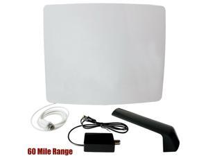 60 Miles Active HDTV Antenna Amplified Curved Outdoor Digital UHF TV HD 1080p 60 Miles Active HDTV Antenna Amplified Curved Outdoor Digital UHF TV HD 1080p