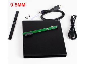 Usb 2.0 External Enclosure Case Caddy For 9.5Mm Sata Cd / Dvd Rom Optical Drive Usb 2.0 External Enclosure Case Caddy For 9.5Mm Sata Cd / Dvd Rom Optical Drive