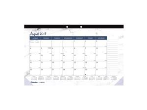Blueline 2019-2020 Monthly Academic Colorful Desk Pad Calendar with Marble Design, August 2019 to July 2020, 17.75 x 10.875 inches (CA195110-20) Blueline 2019-2020 Monthly Academic Colorful Desk Pad Calendar with Marble Design, August 2019 to July 2020, 17.75 x 10.875 inches (CA195110-20)