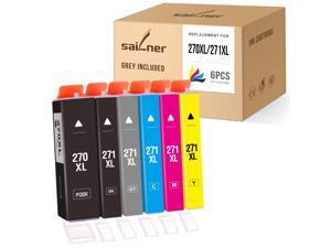 SAILNER Compatible Ink Cartridge Replacement for Canon 270XL 271XL PGI-270 XL CLI-271 XL use with TS9020 TS8020 MG7720 (PG BK, Black, Cyan, Magenta, Yellow Grey) 6 Pack SAILNER Compatible Ink Cartridge Replacement for Canon 270XL 271XL PGI-270 XL CLI-271 XL use with TS9020 TS8020 MG7720 (PG BK, Black, Cyan, Magenta, Yellow Grey) 6 Pack