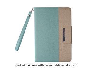 Thankscase Case for iPad Mini 4, Rotating Case Cover for Ipad Mini 4 with Wallet and Pocket with Hand Strap with Smart Cover Function for iPad Mini 4 2015 (Gold Jade) Thankscase Case for iPad Mini 4, Rotating Case Cover for Ipad Mini 4 with Wallet and Pocket with Hand Strap with Smart Cover Function for iPad Mini 4 2015 (Gold Jade)