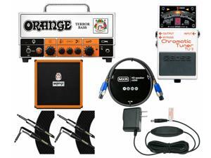 Orange Amplifiers Terror Bass + OBC410 Cabinet + Tuner + Power Supply + Cables Orange Amplifiers Terror Bass + OBC410 Cabinet + Tuner + Power Supply + Cables
