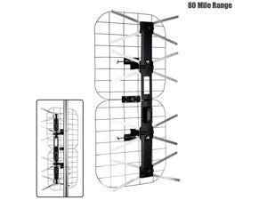 HDTV Antenna Digital TV Outdoor Weatherproof Rustproof Foldable UHF 80 Miles HDTV Antenna Digital TV Outdoor Weatherproof Rustproof Foldable UHF 80 Miles