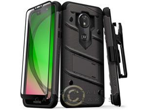 Motorola Moto G7 Play Bolt Case W/Stand - Gun Metal Gray/Black Motorola Moto G7 Play Bolt Case W/Stand - Gun Metal Gray/Black
