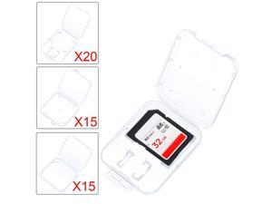 50 Pieces SD Card Holder SD Storage Card Cases SD/SDHC Card Memory Card Case Holder in 3 Styles 50 Pieces SD Card Holder SD Storage Card Cases SD/SDHC Card Memory Card Case Holder in 3 Styles