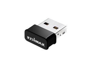EW-7822ULC, Edimax AC1200 Wi-Fi USB Adapter Supports Web 2, MU-Mimo, Nano Size, for Windows, Mac OS, Supports Computer/PC/Laptop/Desktop Windows 7/8/8.1/10, MAC OS 10.7 or above and Linux