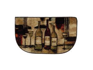 Mohawk Home New Wave Wine & Glasses Rug, 16" x 26", Brown Mohawk Home New Wave Wine & Glasses Rug, 16" x 26", Brown