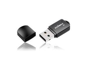 Edimax EW-7811UTC AC600 Dual-Band USB Adapter, Mini Size Easy to Carry, Supports Both 11AC ( 5GHz Band ) and 11n ( 2.4GHz Band ) Wi-Fi Connectivity, Upgrades your PC / Laptop for Exceeding Streaming