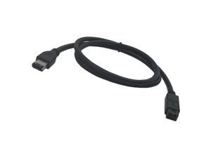 dyCGTime Firewire Premium Cable 800 IEEE 1394B 9 Pin to 9 Pin Male to Male 6 Ft Black (9 Pin to 6 Pin) dyCGTime Firewire Premium Cable 800 IEEE 1394B 9 Pin to 9 Pin Male to Male 6 Ft Black (9 Pin to 6 Pin)