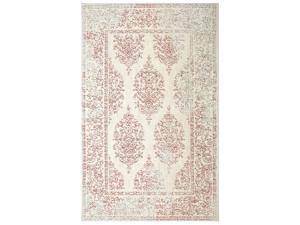 Mohawk Berkshire Paxton Distressed Ornamental Woven Soft Shag Area Rug, 5x8, Coral Mohawk Berkshire Paxton Distressed Ornamental Woven Soft Shag Area Rug, 5x8, Coral