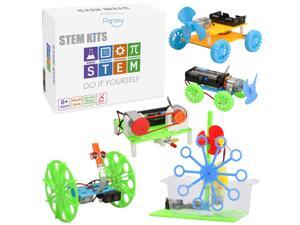 5 Set STEM Kit,DC Motors Electronic Assembly Kit for Kids DIY STEM Toys Intro to Engineering, Mini Cars, Circuit Building DIY Science Experiment Projects for Boys and Girls 5 Set STEM Kit,DC Motors Electronic Assembly Kit for Kids DIY STEM Toys Intro to Engineering, Mini Cars, Circuit Building DIY Science Experiment Projects for Boys and Girls