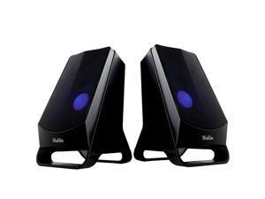 Mailin Computer Speakers, 2.0 Stereo 3.5mm Laptop Speakers, LED Lights USB Speakers 6W RMS Total Power Electronic Computer Speakers, Desktop Speakers, Suitable for PC, Tablet, MP3 Mailin Computer Speakers, 2.0 Stereo 3.5mm Laptop Speakers, LED Lights USB Speakers 6W RMS Total Power Electronic Computer Speakers, Desktop Speakers, Suitable for PC, Tablet, MP3