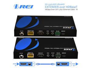 Orei EX-230UHD UltraHD Extender over HDBaseT 18Gbps Over CAT 5/6/7 Ethernet Cable - IR Signal - 230 Ft @ 1080P - 130 Ft @ 4K 60hz Orei EX-230UHD UltraHD Extender over HDBaseT 18Gbps Over CAT 5/6/7 Ethernet Cable - IR Signal - 230 Ft @ 1080P - 130 Ft @ 4K 60hz