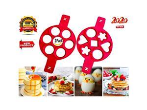 2020 Pancake Mold Best Cookware Set, 2 Pack 14 Cavity Silicone Cupcake Molds -Best Kitchen Gadgets, Nonstick Cooking Tool Egg Ring Maker, You Only Need a Recipe For Pancakes, Premium Grade Silicone 2020 Pancake Mold Best Cookware Set, 2 Pack 14 Cavity Silicone Cupcake Molds -Best Kitchen Gadgets, Nonstick Cooking Tool Egg Ring Maker, You Only Need a Recipe For Pancakes, Premium Grade Silicone