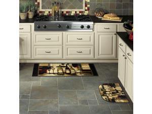 Mohawk Home Brown Wine And Glasses Area Rug (18"x39") Mohawk Home Brown Wine And Glasses Area Rug (18"x39")