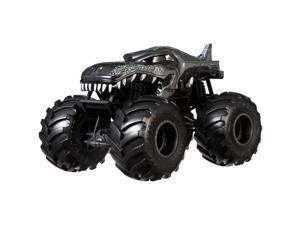 Hot Wheels Monster Trucks Mega-wrex die-cast 1:24 Scale Vehicle with Giant Wheels for Kids Age 3 to 8 Years Old Great Gift Toy Trucks Large Scales