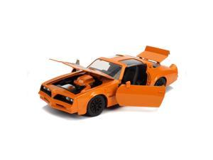 Bigtime Muscle 1:24 1977 Pontiac Firebird Trans AM Die-cast Car Orange, Toys for Kids and Adults