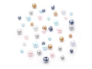 Darice Acrylic Beads: Pastel Colors, Assorted Sizes, Multicolor
