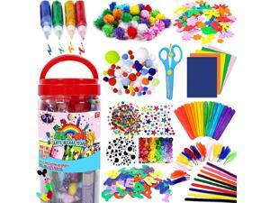 FunzBo Arts and Crafts Supplies for Kids - Craft Art Supply Kit for Toddlers Age 4 5 6 7 8 9 - All in One D.I.Y. Crafting Collage School Supply Arts Set for Kids FunzBo Arts and Crafts Supplies for Kids - Craft Art Supply Kit for Toddlers Age 4 5 6 7 8 9 - All in One D.I.Y. Crafting Collage School Supply Arts Set for Kids