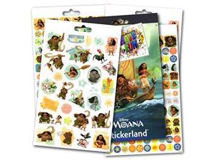 Disney Moana Stickers - Over 295 Stickers Bundled with Specialty Separately Licensed GWW Reward Sticker