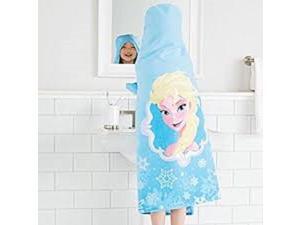 Disney Frozen Elsa Hooded Towel Wrap for Swimming Pool, Bath, or Beach by Disney Disney Frozen Elsa Hooded Towel Wrap for Swimming Pool, Bath, or Beach by Disney