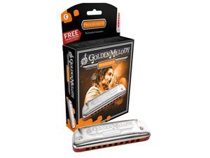 Hohner Accordions 542PBXE Golden Melody Diatonic Harmonica, E Hohner Accordions 542PBXE Golden Melody Diatonic Harmonica, E